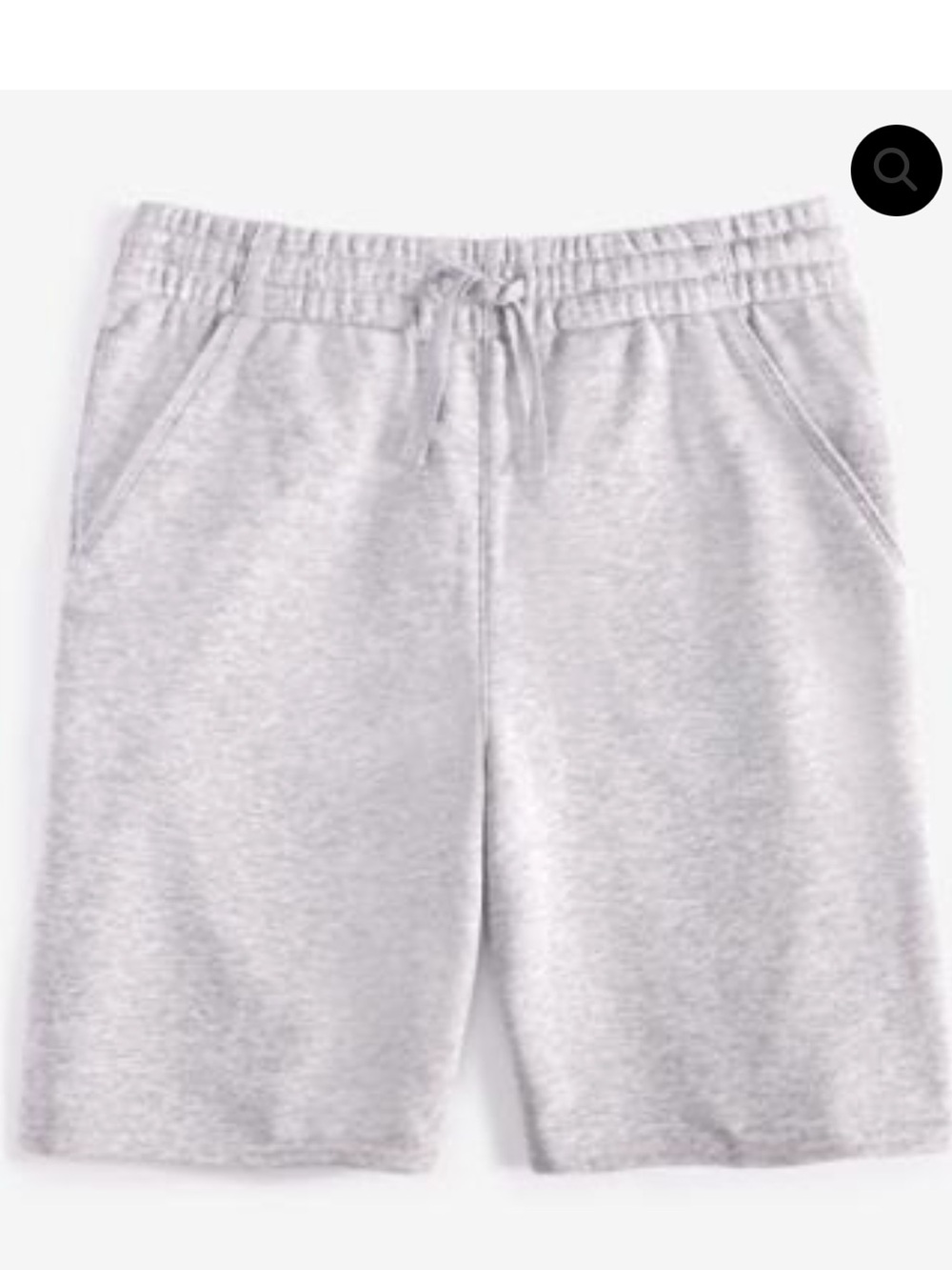 NEW Epic Threads Light Gray Pull On Drawstring Shorts